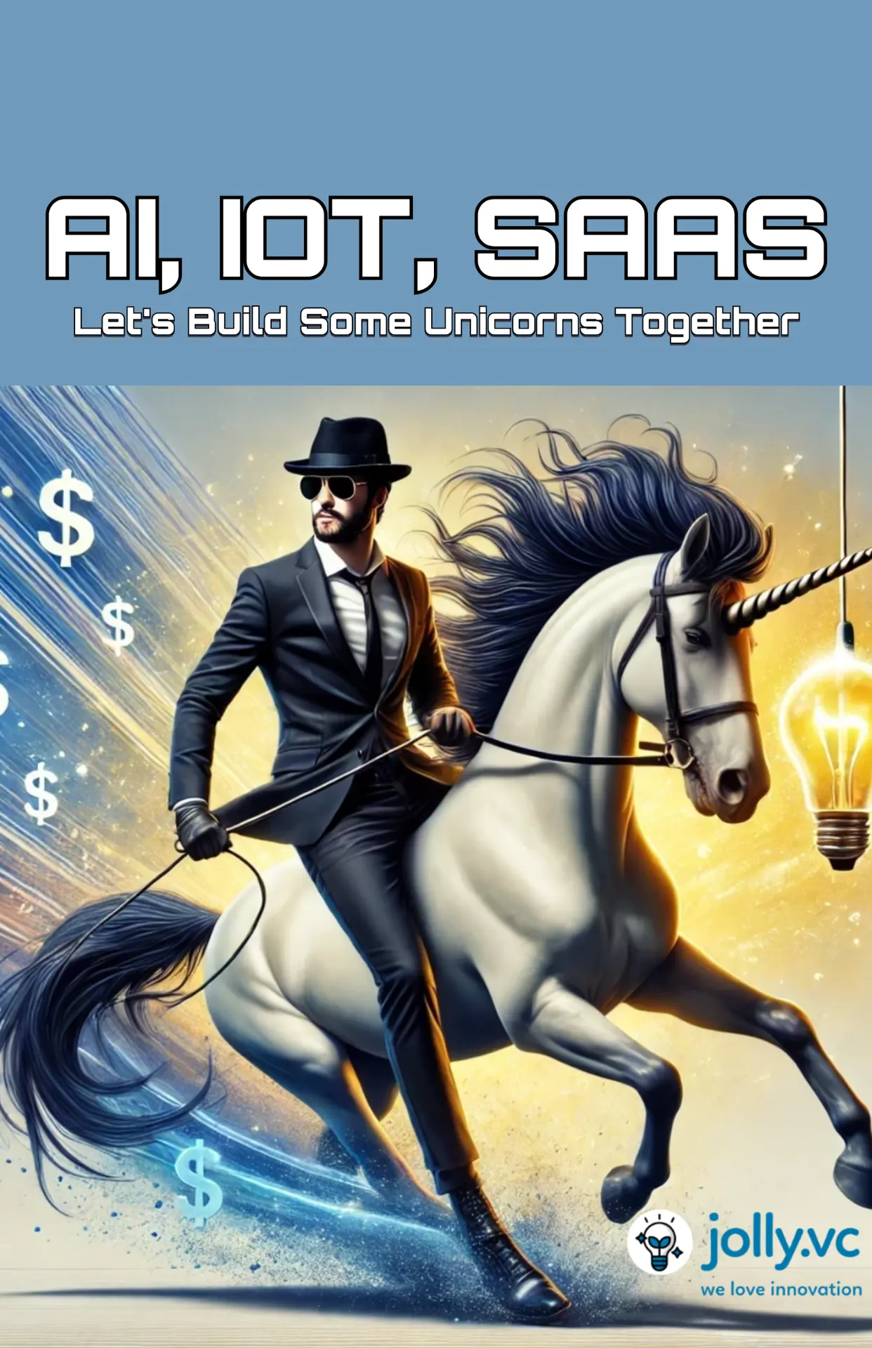 Jolly VC unicorn creative